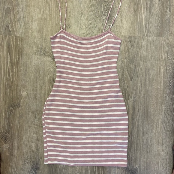 Striped bodycon dress - Picture 1 of 3